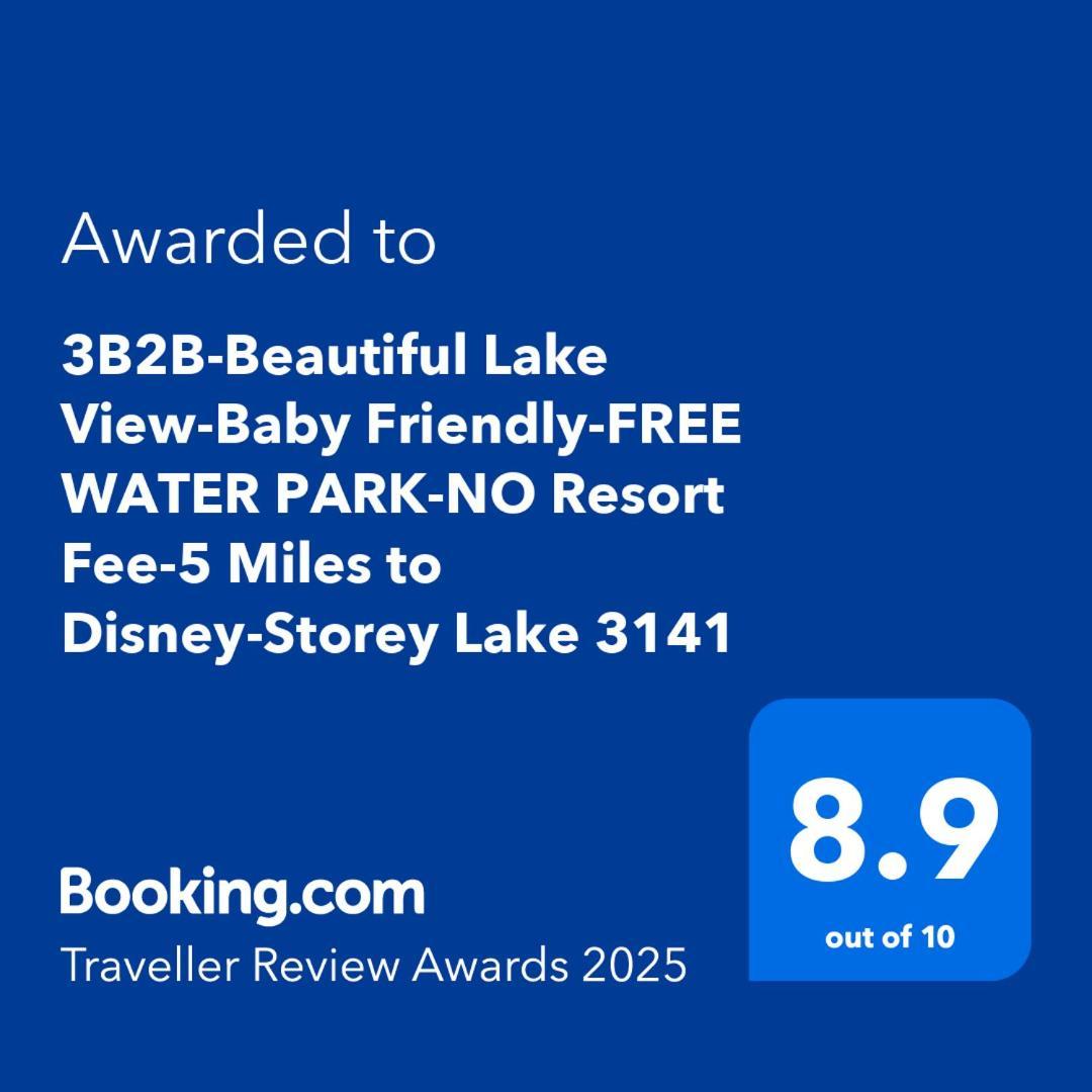 3B2B-Beautiful Lake View-Baby Friendly-Free Water Park!No Resort Fee-5 Miles To Disney-Storey Lake 3141 كيسيمي المظهر الخارجي الصورة
